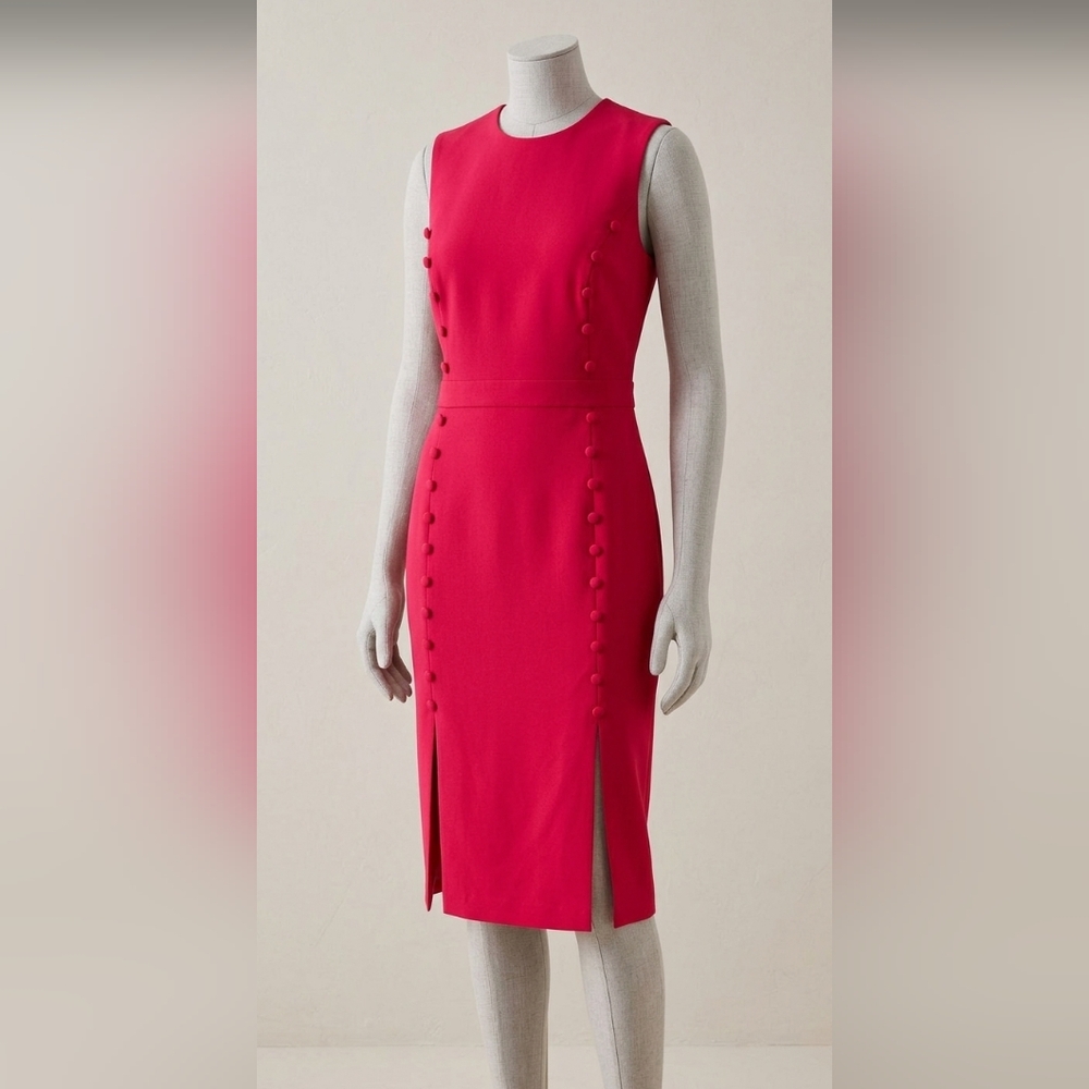 Elegant Red Sleeveless Dress